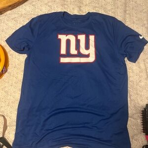 Nike Blue Dri-Fit Tee NY giants